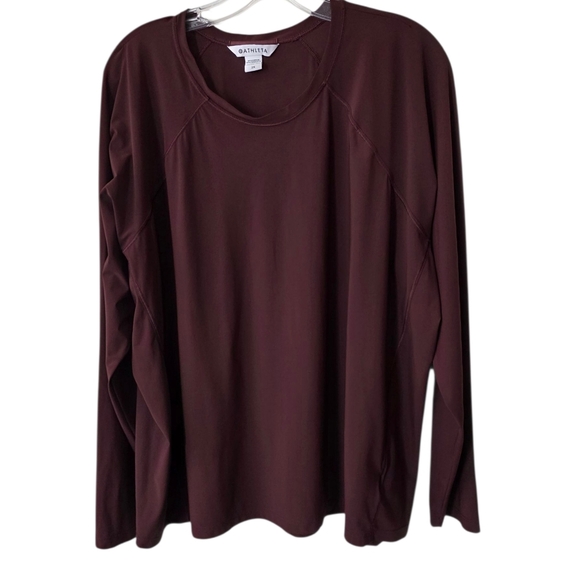 Athleta Ultimate Train Top in Spiced Cabernet Size 2X - Picture 1 of 10